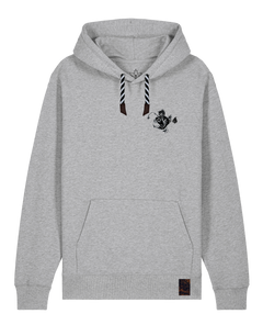 bio-unisex-medium fit-hoodie-lampionfisch (backprint)-stsu177-mausgrau-sw kordel-front
