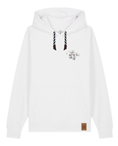 bio-unisex-medium fit-hoodie-lampionfisch (backprint)-stsu177-weiß-sw kordel-front