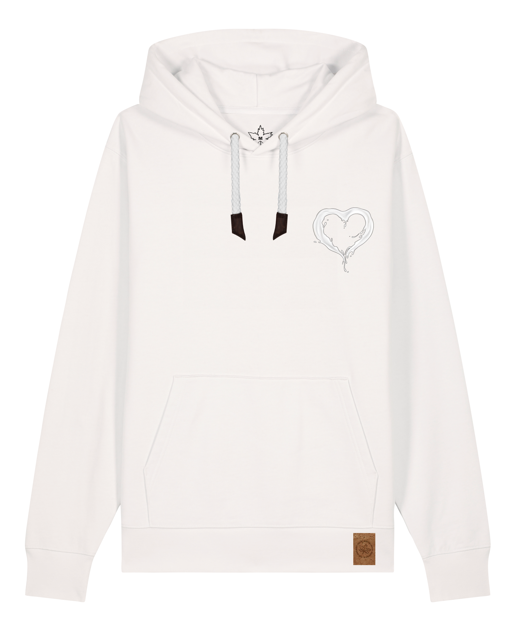 bio-unisex-medium fit-hoodie-milchmagd (backprint)-stsu177-bio ei-weiße kordel-front
