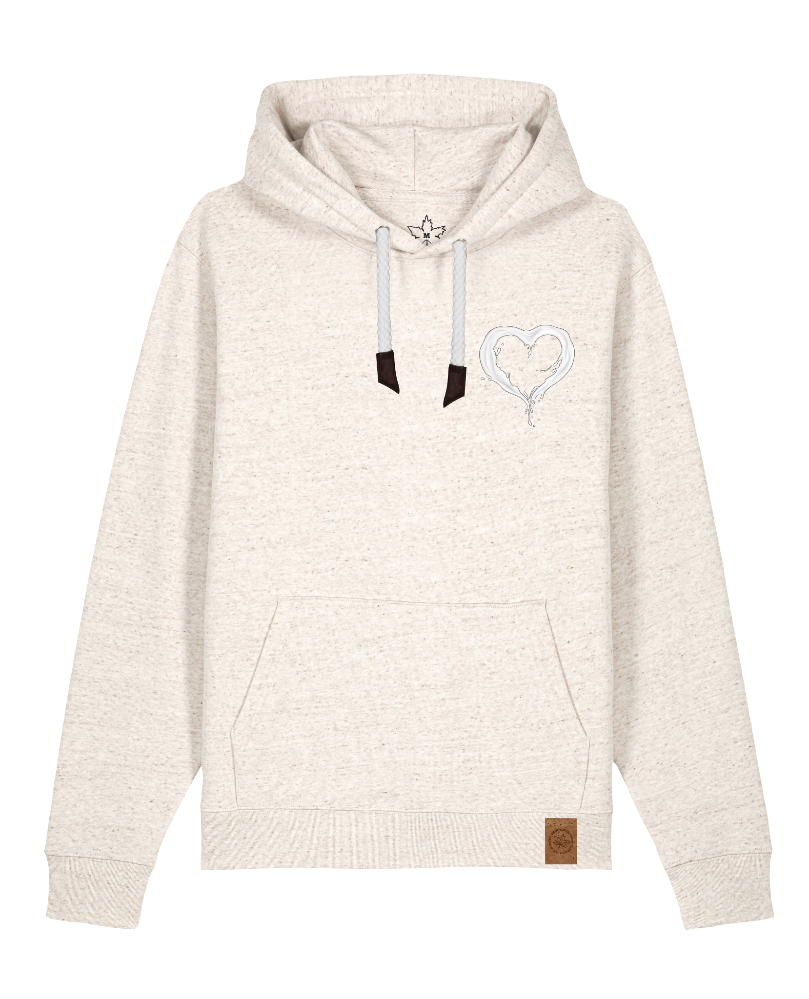 bio-unisex-medium fit-hoodie-milchmagd (backprint)-stsu177-elbsandstein-weiße kordel-front