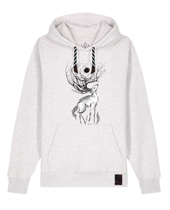 bio-unisex-medium fit-hoodie-moon deer-stsu177-rennmaus-sw kordel-front