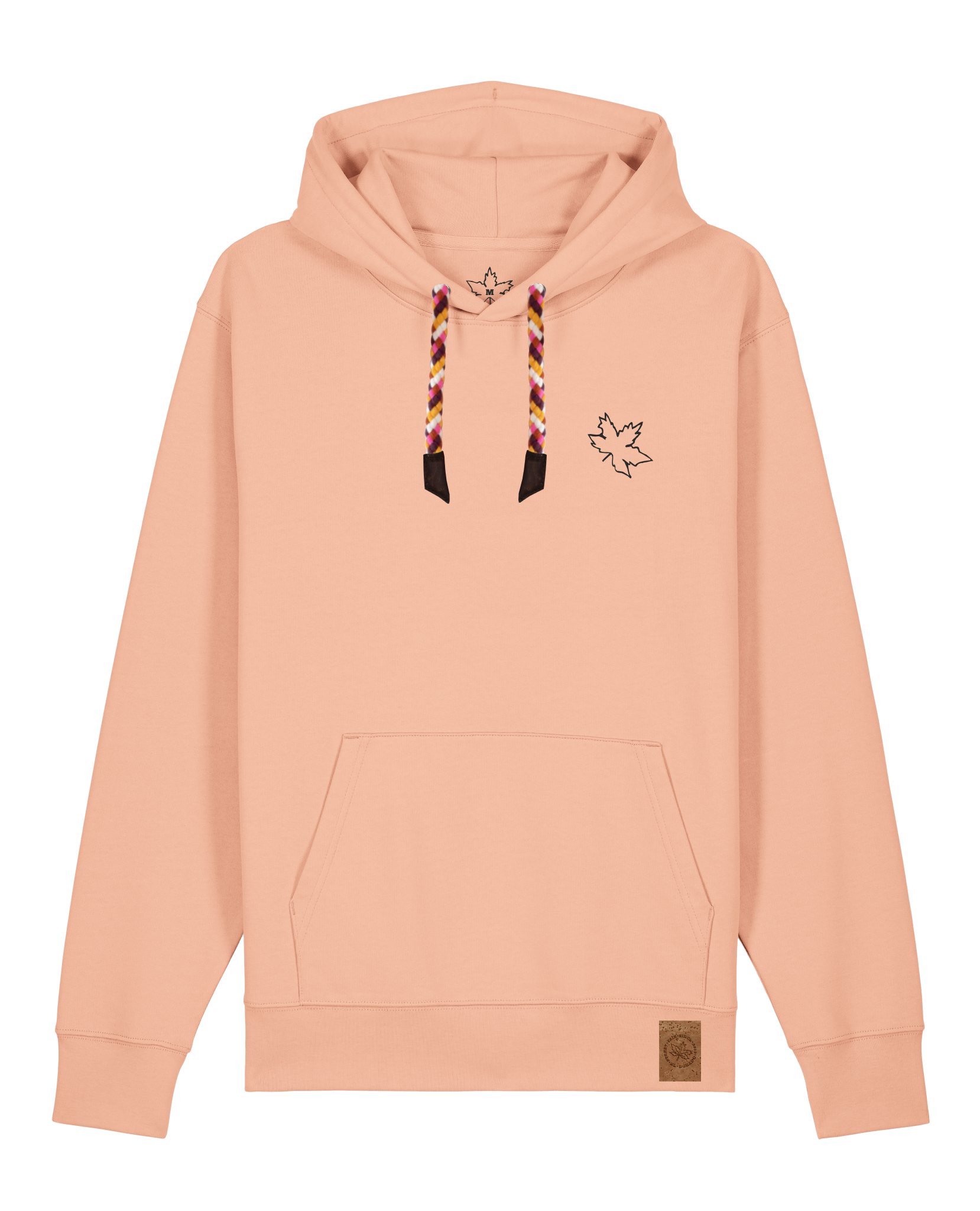 bio-unisex-medium fit-hoodie-nature prayer (backprint)-stsu177-agyptische keramik-rote kordel-front