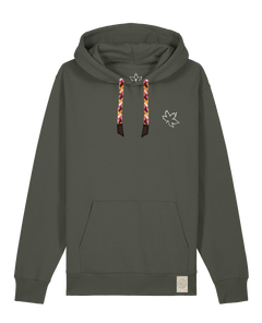 bio-unisex-medium fit-hoodie-nature prayer (backprint)-stsu177-grunkohl-rote kordel-front