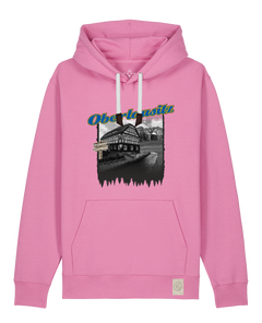 bio-unisex-medium fit-hoodie-oberlausitz-stsu177-kaugummi-weiße kordel-front