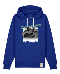 bio-unisex-medium fit-hoodie-oberlausitz-stsu177-kornblume-weiße kordel-front