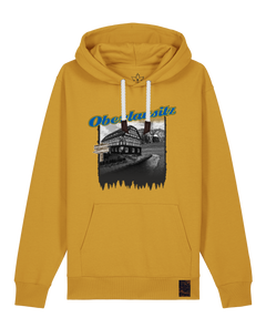 bio-unisex-medium fit-hoodie-oberlausitz-stsu177-senf-weiße kordel-front