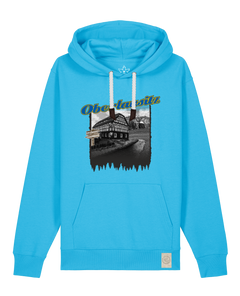bio-unisex-medium fit-hoodie-oberlausitz-stsu177-wasserblau-weiße kordel-front
