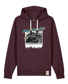bio-unisex-medium fit-hoodie-oberlausitz-stsu177-zartbitter-weiße kordel-front