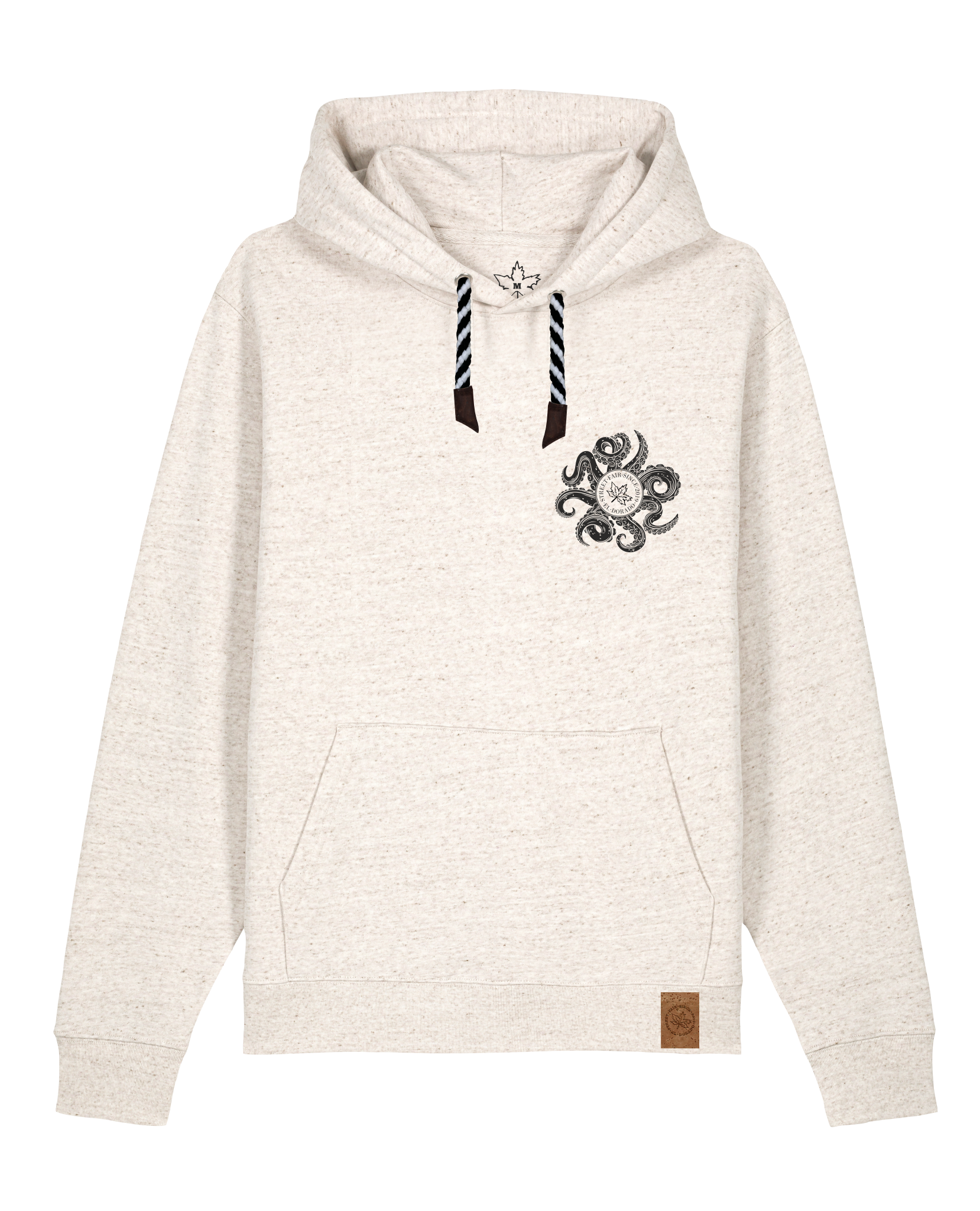 bio-unisex-medium fit-hoodie-octo (backprint)-stsu177-elbsandstein-sw kordel-front