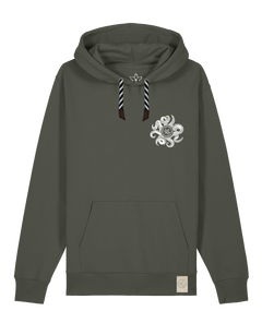 bio-unisex-medium fit-hoodie-octo (backprint)-stsu177-grunkohl-sw kordel-front