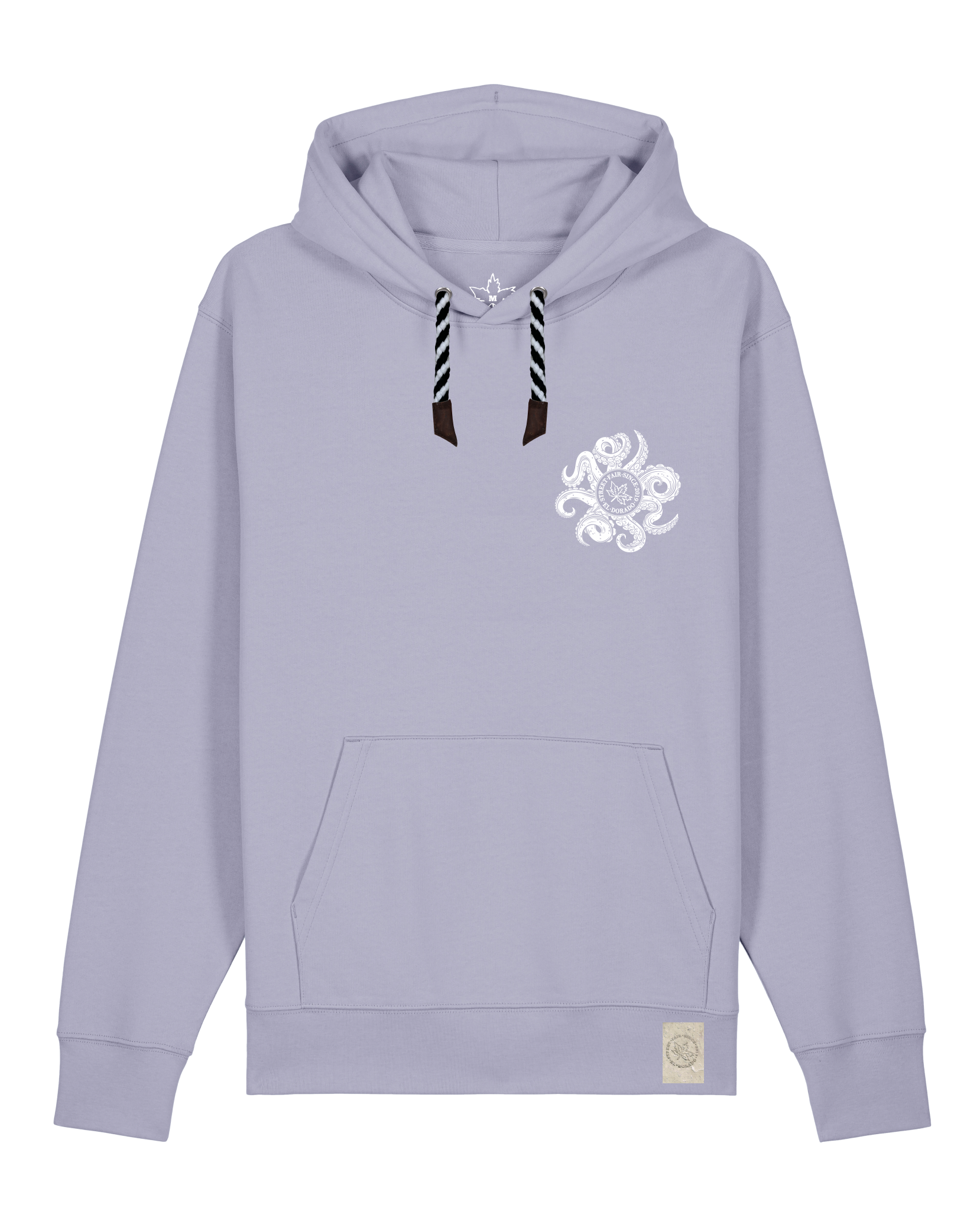 bio-unisex-medium fit-hoodie-octo (backprint)-stsu177-lavender-sw kordel-front