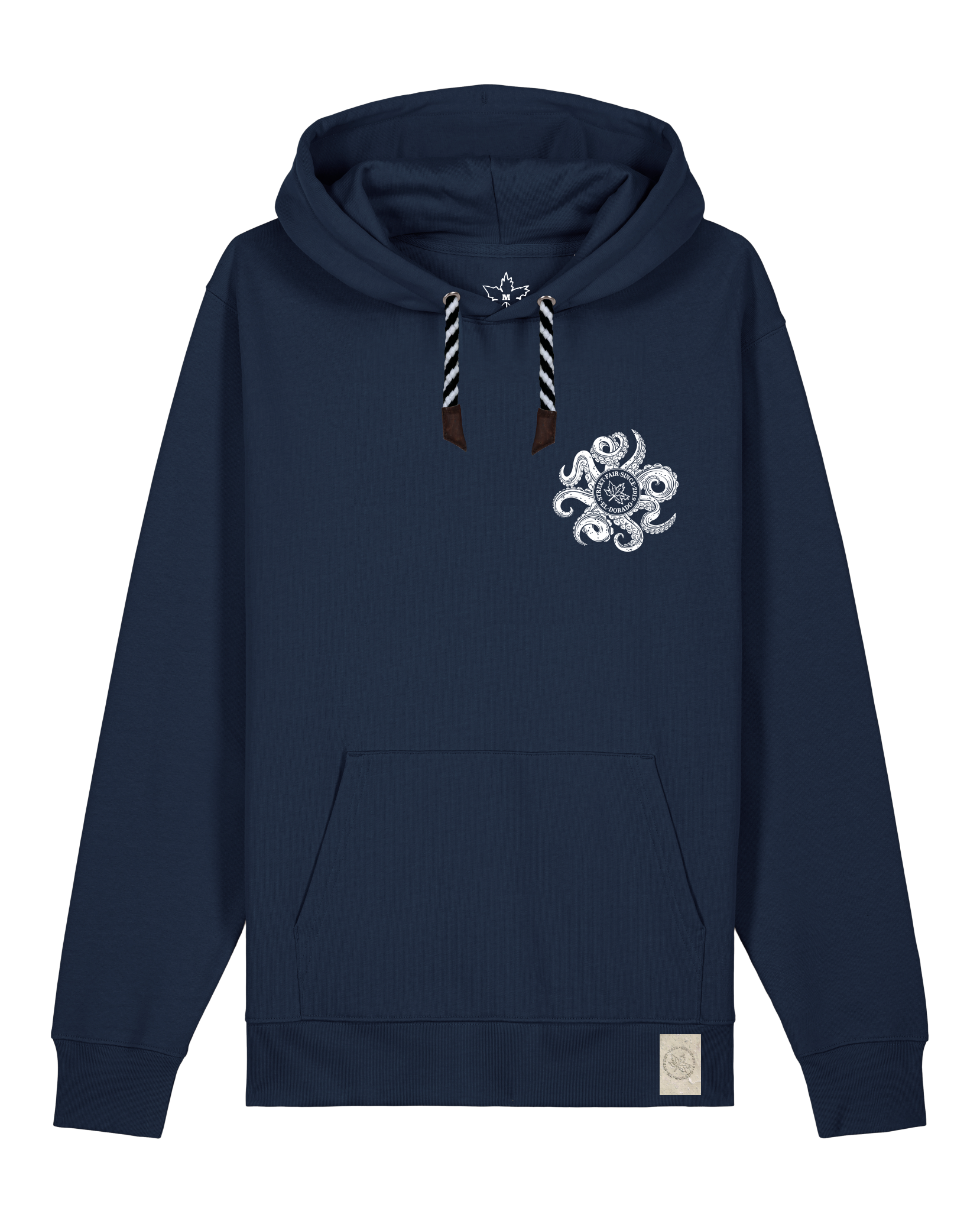 bio-unisex-medium fit-hoodie-octo (backprint)-stsu177-marine-sw kordel-front