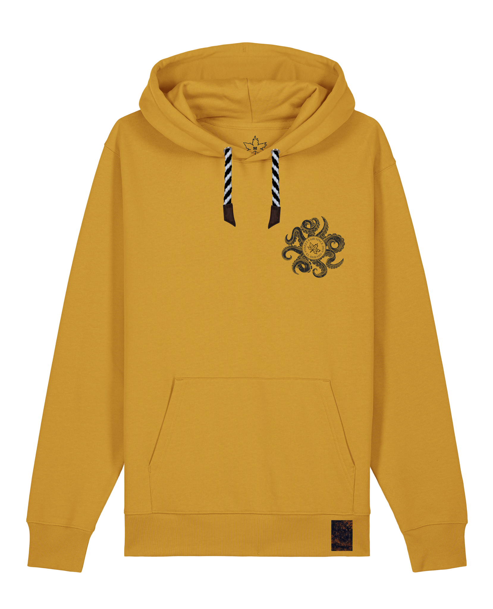 bio-unisex-medium fit-hoodie-octo (backprint)-stsu177-senf-sw kordel-front