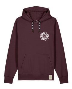 bio-unisex-medium fit-hoodie-octo (backprint)-stsu177-zartbitter-sw kordel-front