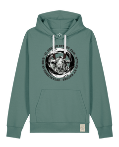 bio-unisex-medium fit-hoodie-oxpower-stsu177-blautanne-weiße kordel-front