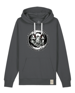 bio-unisex-medium fit-hoodie-oxpower-stsu177-eisen-weiße kordel-front