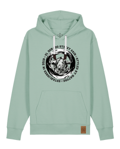 bio-unisex-medium fit-hoodie-oxpower-stsu177-eukalyptus-weiße kordel-front