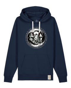 bio-unisex-medium fit-hoodie-oxpower-stsu177-marine-weiße kordel-front