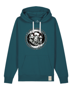 bio-unisex-medium fit-hoodie-oxpower-stsu177-nordmanntanne-weiße kordel-front
