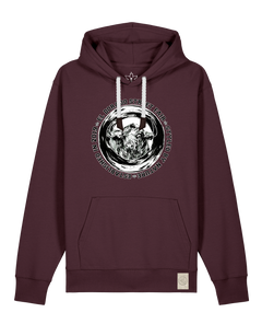 bio-unisex-medium fit-hoodie-oxpower-stsu177-zartbitter-weiße kordel-front