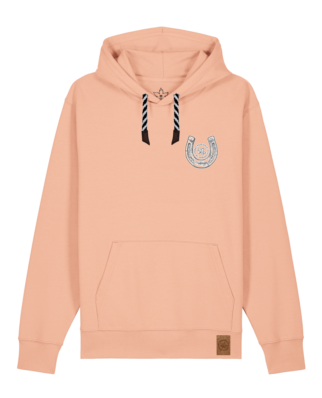 bio-unisex-medium fit-hoodie-pferd (backprint)-stsu177-agyptische keramik-sw kordel-front