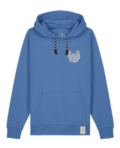 bio-unisex-medium fit-hoodie-pferd (backprint)-stsu177-hortensie-sw kordel-front