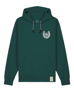bio-unisex-medium fit-hoodie-pferd (backprint)-stsu177-spirulina-sw kordel-front