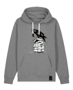 bio-unisex-medium fit-hoodie-rabe-stsu177-opossum-weiße kordel-front