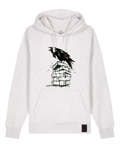 bio-unisex-medium fit-hoodie-rabe-stsu177-rennmaus-weiße kordel-front