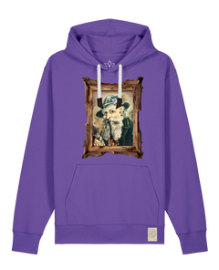 bio-unisex-medium fit-hoodie-räuchermann-stsu177-blaukraut-weiße kordel-front