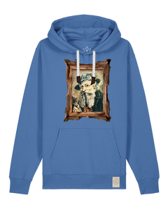 bio-unisex-medium fit-hoodie-räuchermann-stsu177-hortensie-weiße kordel-front