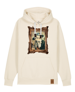 bio-unisex-medium fit-hoodie-räuchermann-stsu177-natur-weiße kordel-front