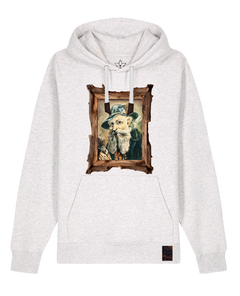 bio-unisex-medium fit-hoodie-räuchermann-stsu177-rennmaus-weiße kordel-front