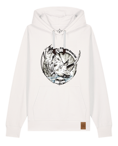bio-unisex-medium fit-hoodie-rhinocchio-stsu177-bio ei-weiße kordel-front