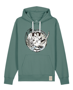 bio-unisex-medium fit-hoodie-rhinocchio-stsu177-blautanne-weiße kordel-front