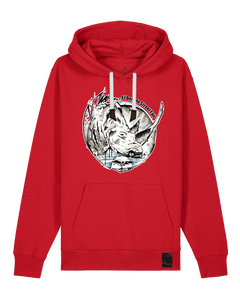 bio-unisex-medium fit-hoodie-rhinocchio-stsu177-erdbeere-weiße kordel-front