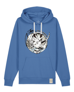 bio-unisex-medium fit-hoodie-rhinocchio-stsu177-hortensie-weiße kordel-front