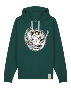 bio-unisex-medium fit-hoodie-rhinocchio-stsu177-spirulina-weiße kordel-front