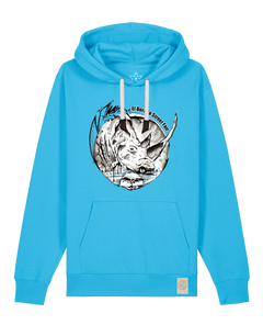 bio-unisex-medium fit-hoodie-rhinocchio-stsu177-wasserblau-weiße kordel-front