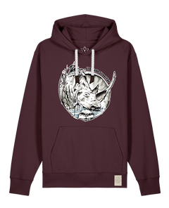 bio-unisex-medium fit-hoodie-rhinocchio-stsu177-zartbitter-weiße kordel-front