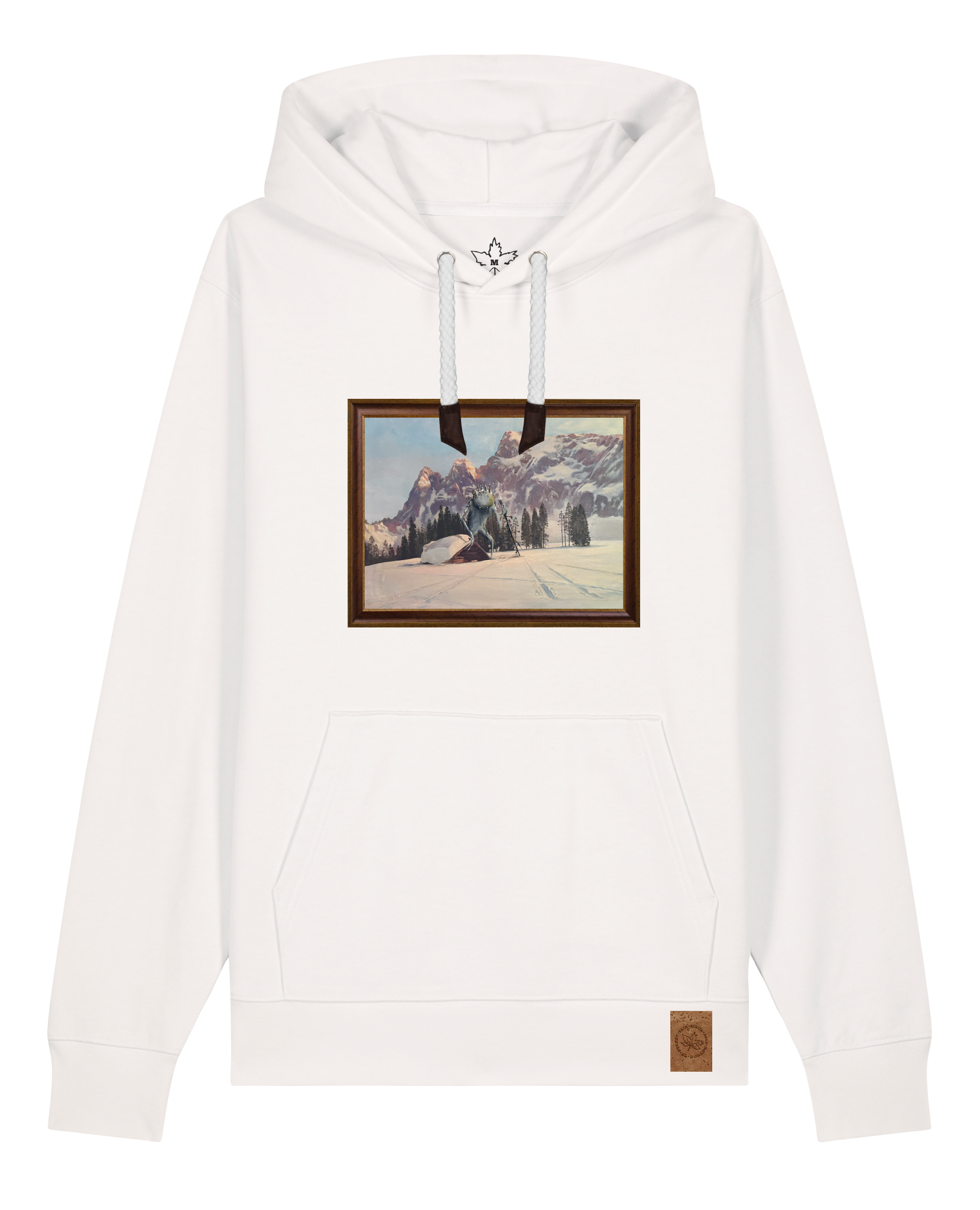 bio-unisex-medium fit-hoodie-rübezahl in spindler myln-stsu177-bio ei-weiße kordel-front