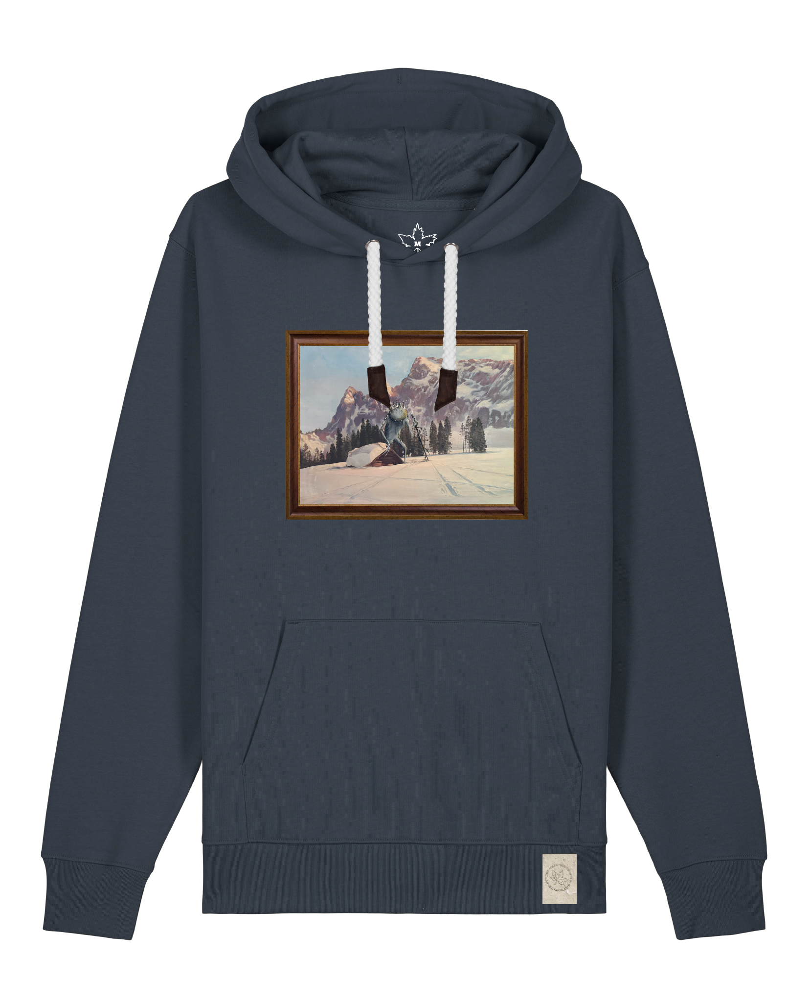 bio-unisex-medium fit-hoodie-rübezahl in spindler myln-stsu177-blaubeernacht-weiße kordel-front
