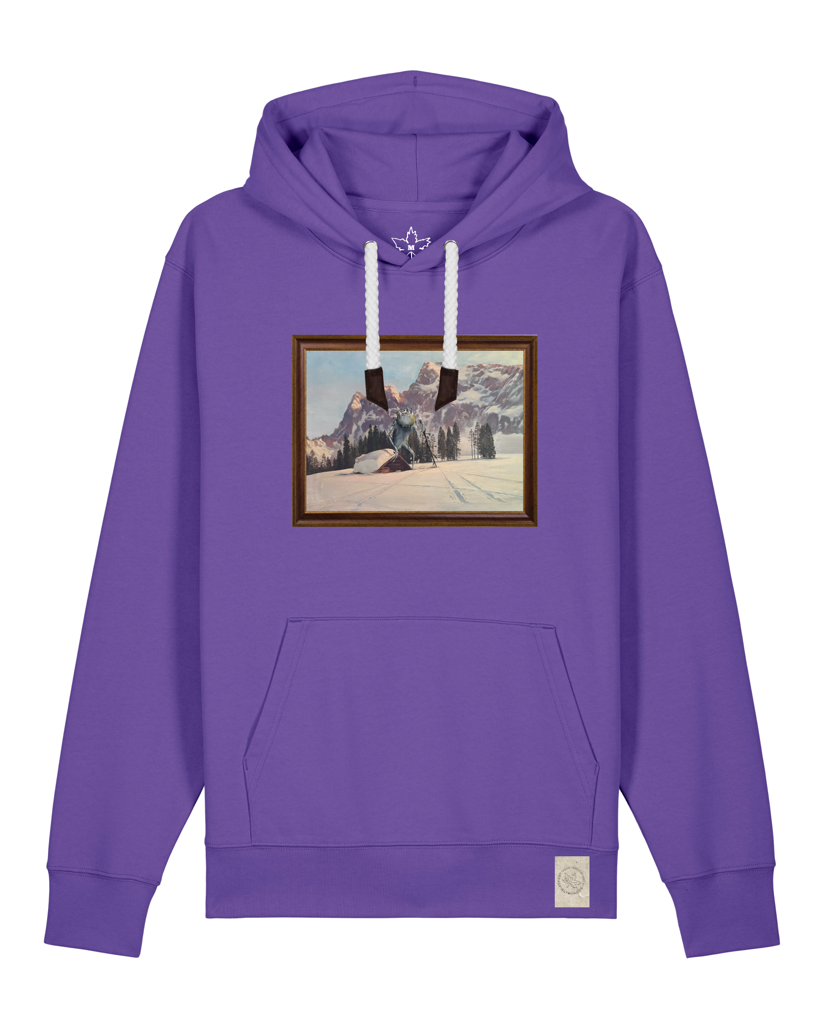 bio-unisex-medium fit-hoodie-rübezahl in spindler myln-stsu177-blaukraut-weiße kordel-front