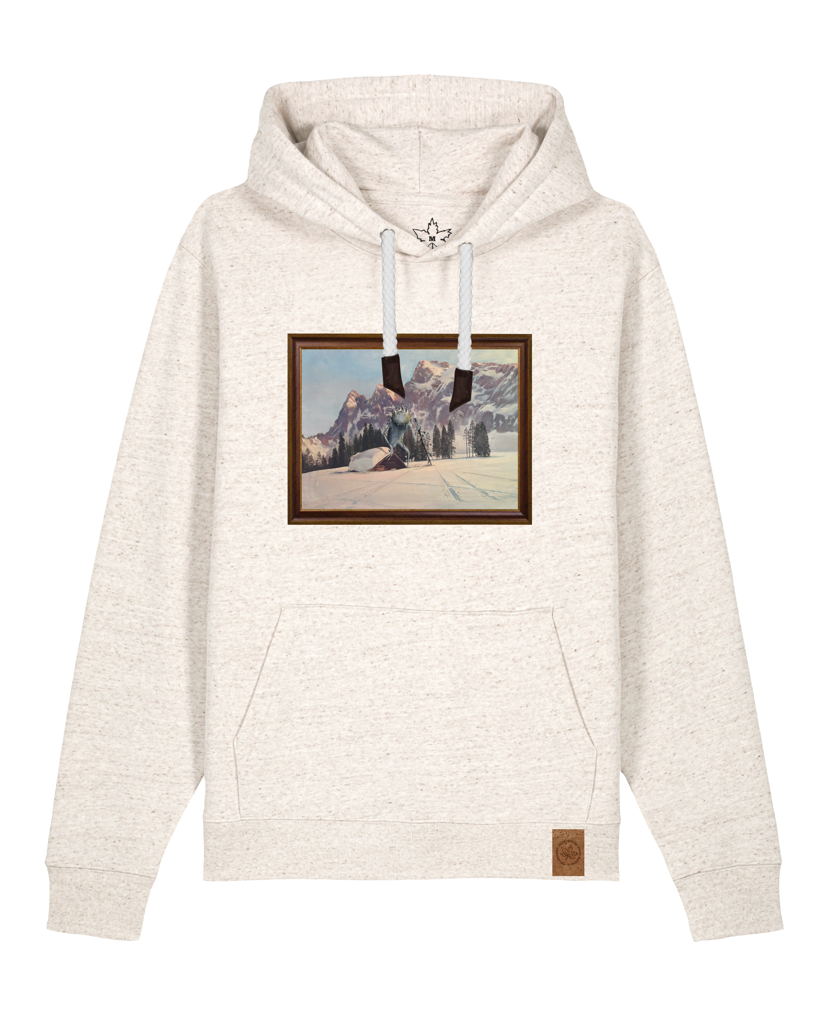 bio-unisex-medium fit-hoodie-rübezahl in spindler myln-stsu177-elbsandstein-weiße kordel-front