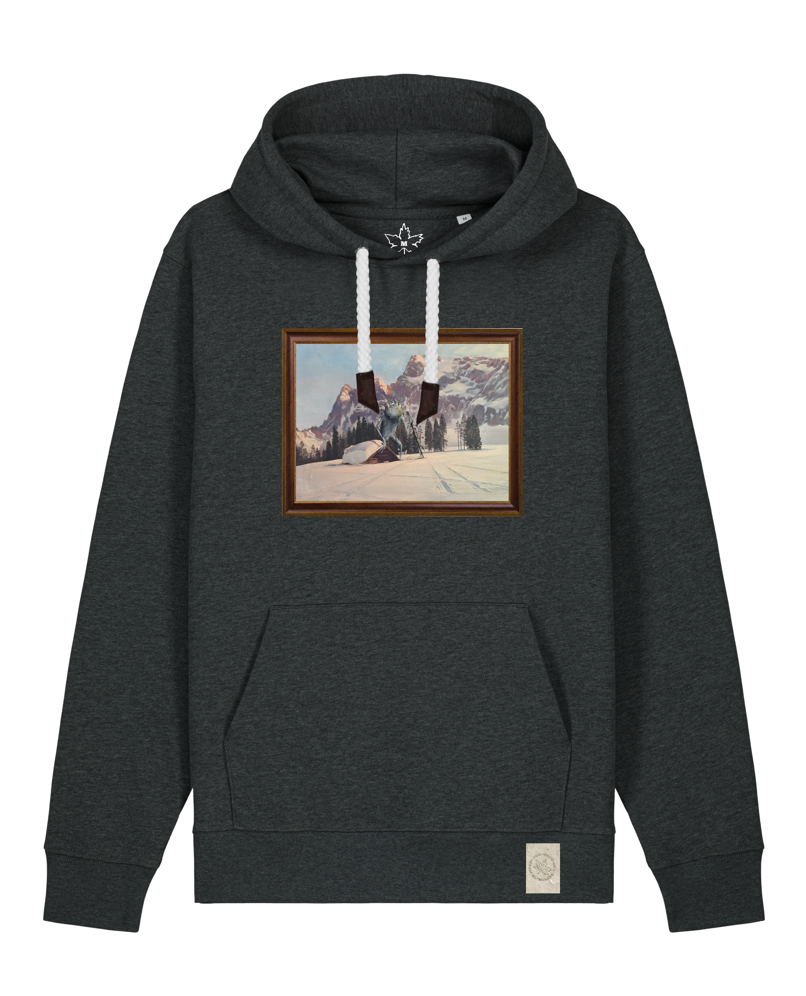 bio-unisex-medium fit-hoodie-rübezahl in spindler myln-stsu177-elephant-weiße kordel-front