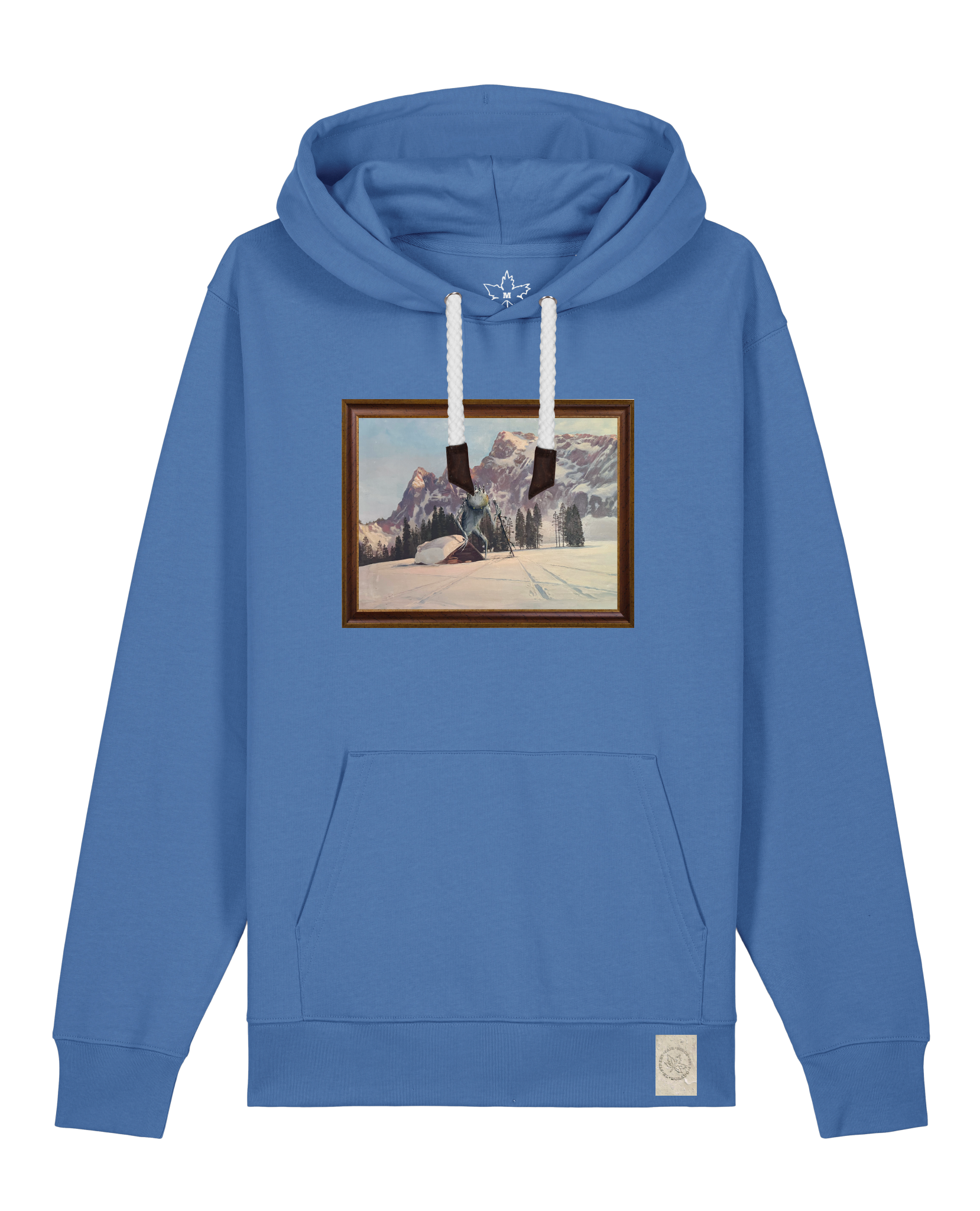 bio-unisex-medium fit-hoodie-rübezahl in spindler myln-stsu177-hortensie-weiße kordel-front