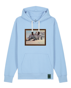 bio-unisex-medium fit-hoodie-rübezahl in spindler myln-stsu177-lagune-weiße kordel-front