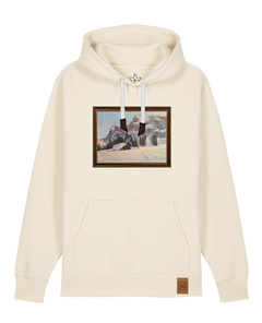 bio-unisex-medium fit-hoodie-rübezahl in spindler myln-stsu177-natur-weiße kordel-front