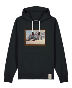 bio-unisex-medium fit-hoodie-rübezahl in spindler myln-stsu177-schwarz-weiße kordel-front