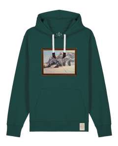 bio-unisex-medium fit-hoodie-rübezahl in spindler myln-stsu177-spirulina-weiße kordel-front